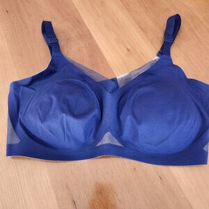 💙 Honeylove CrossOver Wireless Bra | Navy | 2X | Smoothing Support LWBR0302 💙